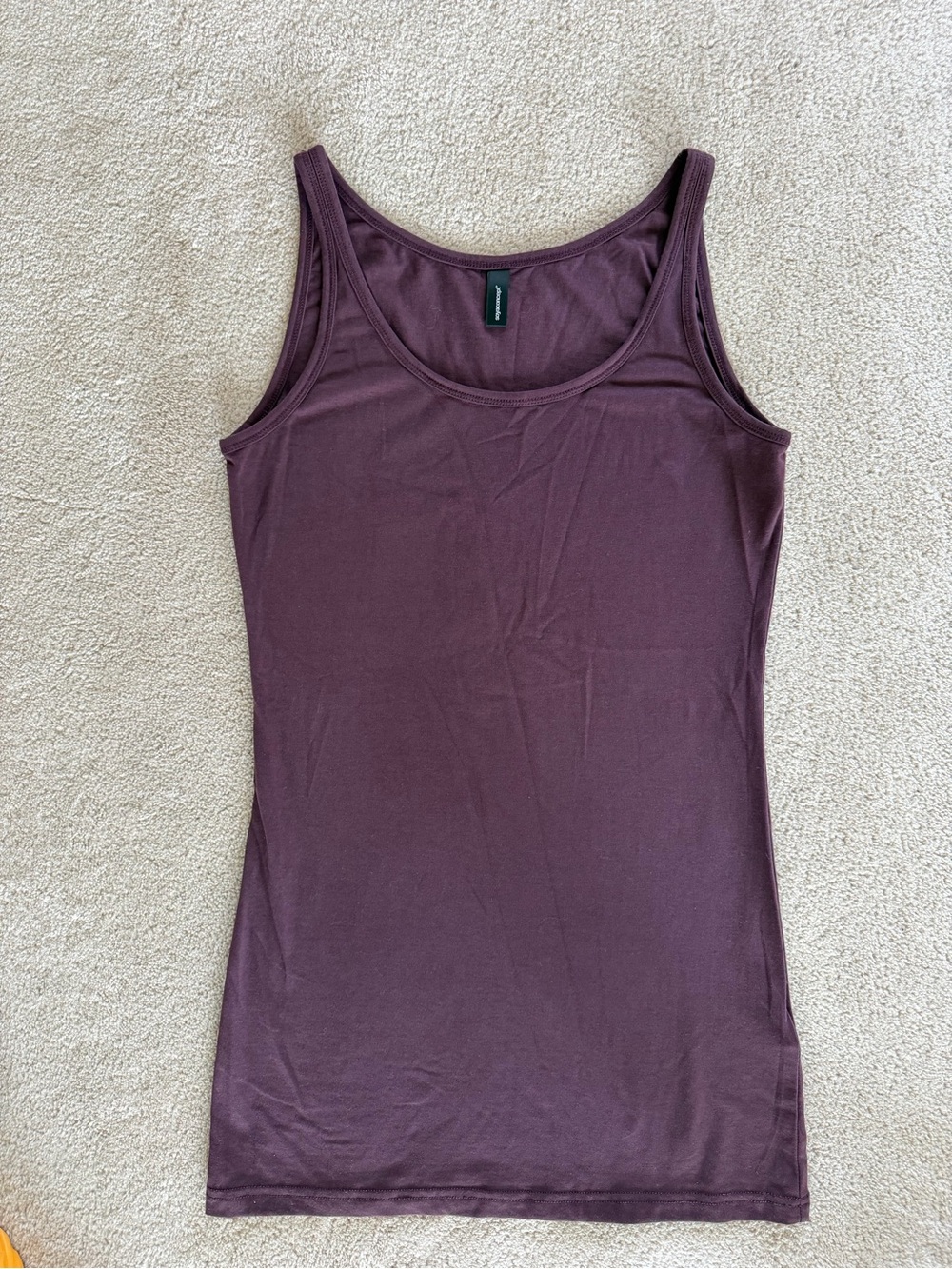 Soyaconcept Basic Scoop Neck Tank Top - Plum